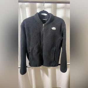 Black NorthFace Sherpa Jacket. Size medium